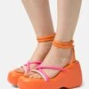 Call It Spring Bubblegumm - Sandalen Met Hoge Hak - Bright Orange