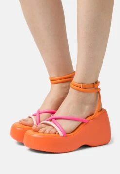 Call It Spring Bubblegumm - Sandalen Met Hoge Hak - Bright Orange