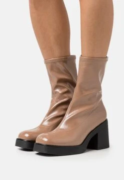 Call It Spring Steffanie - Enkellaarsjes Met Plateauzool - Other Grey