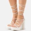 Call It Spring Vegan Sunshyne - Sandalen Met Hoge Hak - White