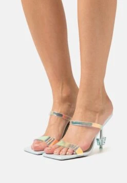 Call It Spring Vegan Papillon - Muiltjes Met Hak - Light Blue