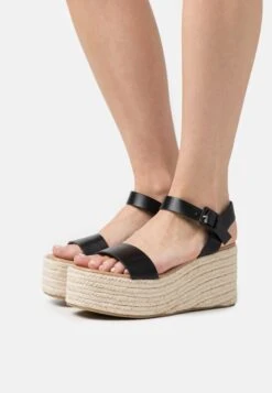 Call It Spring Memphis Vegan - Sandalen Met Plateauzool - Black