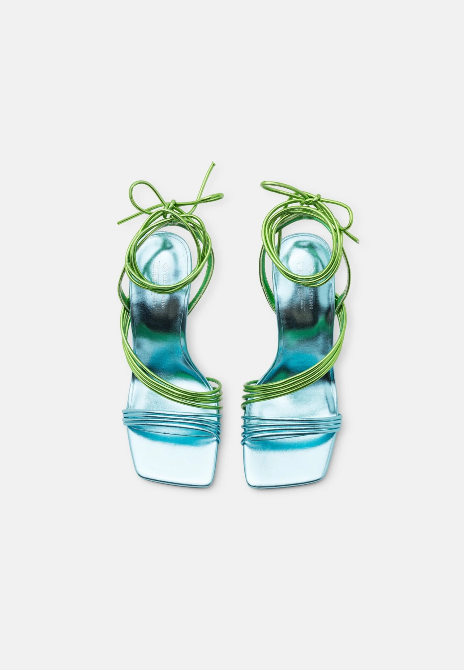 Call It Spring Cherries Vegan- Sandalen Met Hoge Hak - Dark Green 6 Call It Spring Cherries Vegan- Sandalen Met Hoge Hak - Dark Green - Afbeelding 6