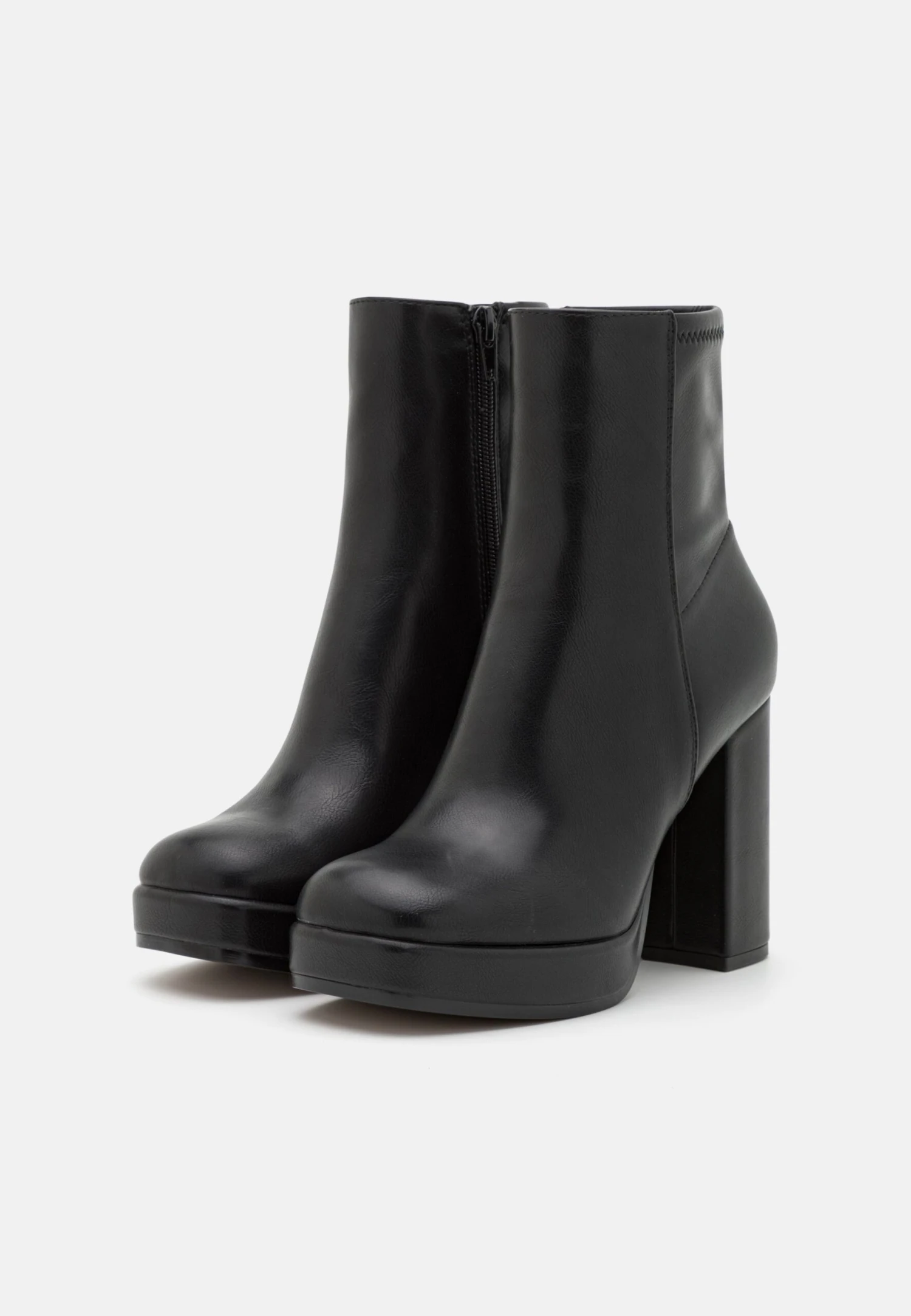 Call It Spring Vegan Izabelle - Enkellaarsjes Met Plateauzool - Black 3 Call It Spring Vegan Izabelle - Enkellaarsjes Met Plateauzool - Black - Afbeelding 3