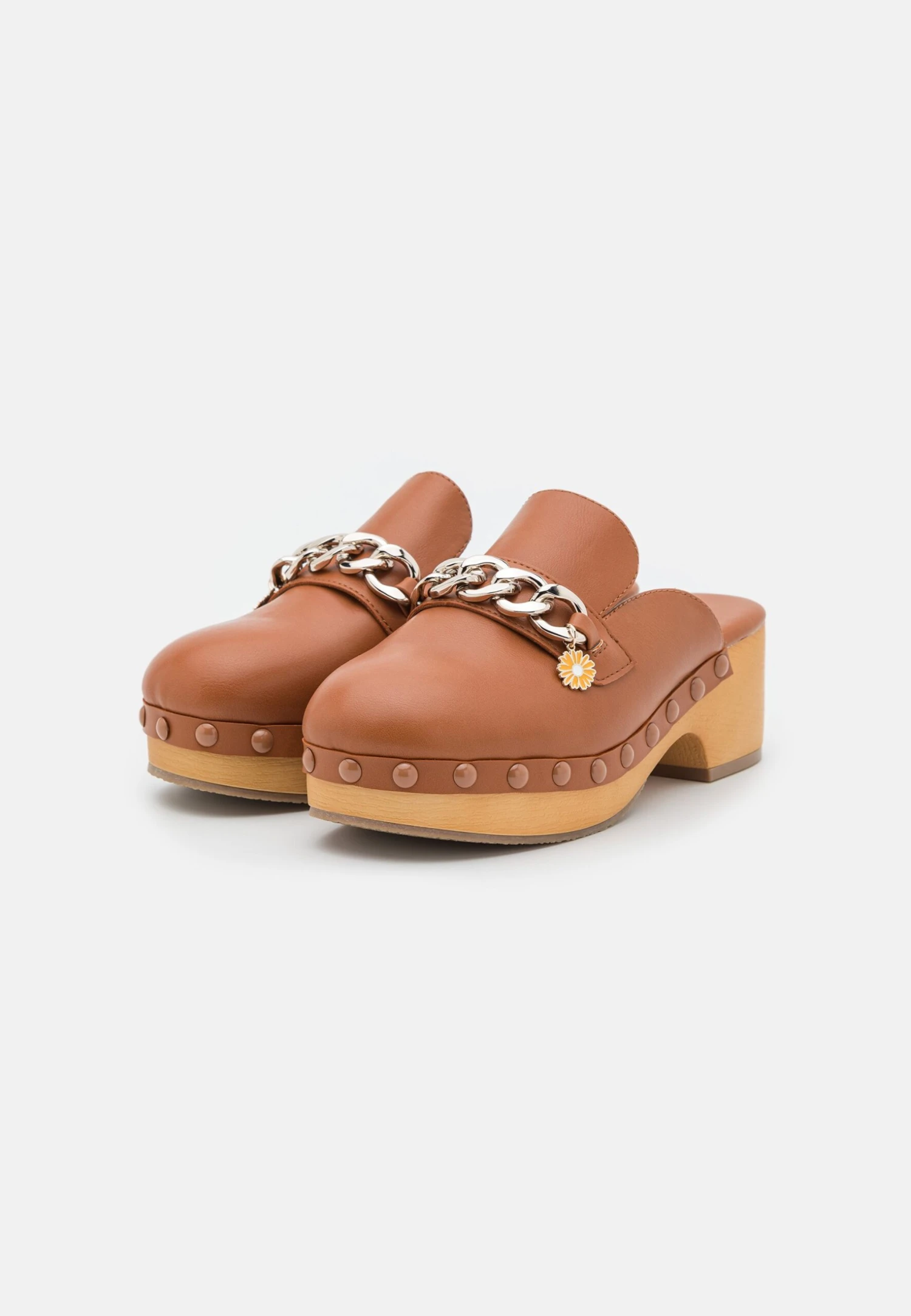 Call It Spring Claudya Vegan- Clogs - Cognac 3 Call It Spring Claudya Vegan- Clogs - Cognac - Afbeelding 3