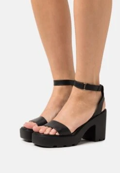 Call It Spring Vegan Wave - Sandalen Met Plateauzool - Black