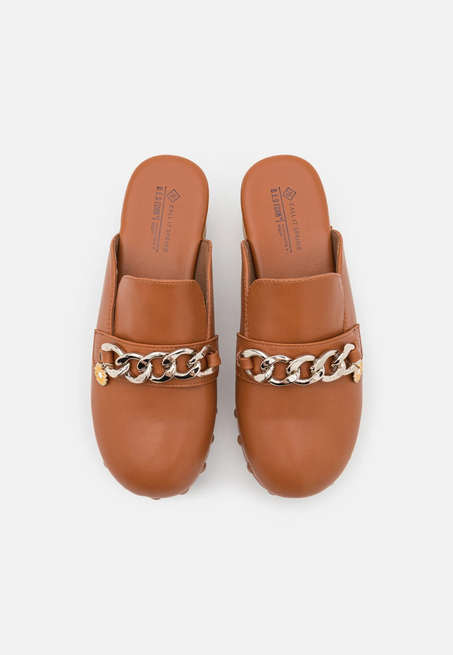 Call It Spring Claudya Vegan- Clogs - Cognac 6 Call It Spring Claudya Vegan- Clogs - Cognac - Afbeelding 6