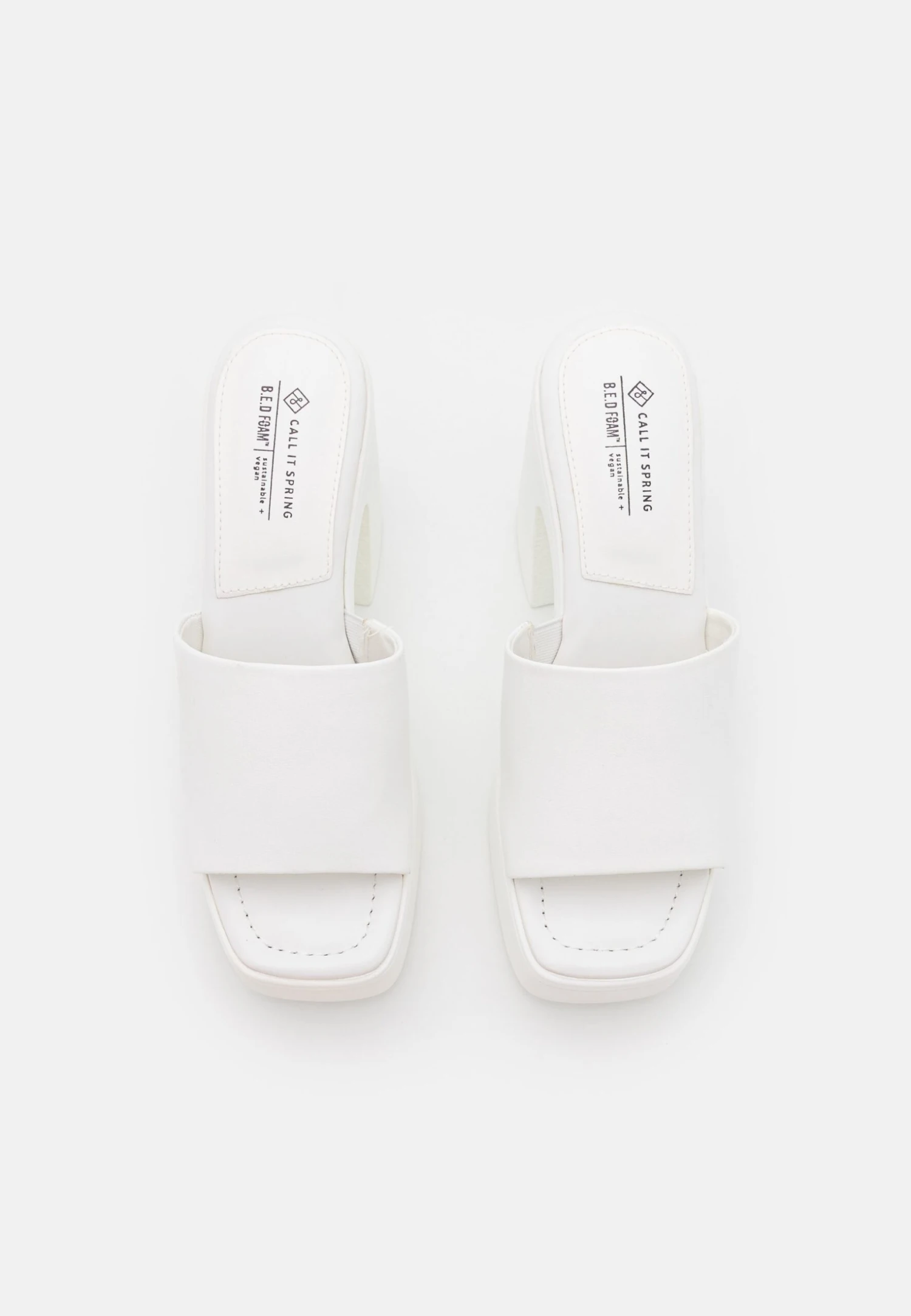 Call It Spring Vegan Palomaa - Muiltjes Met Hak - White 6 Call It Spring Vegan Palomaa - Muiltjes Met Hak - White - Afbeelding 6