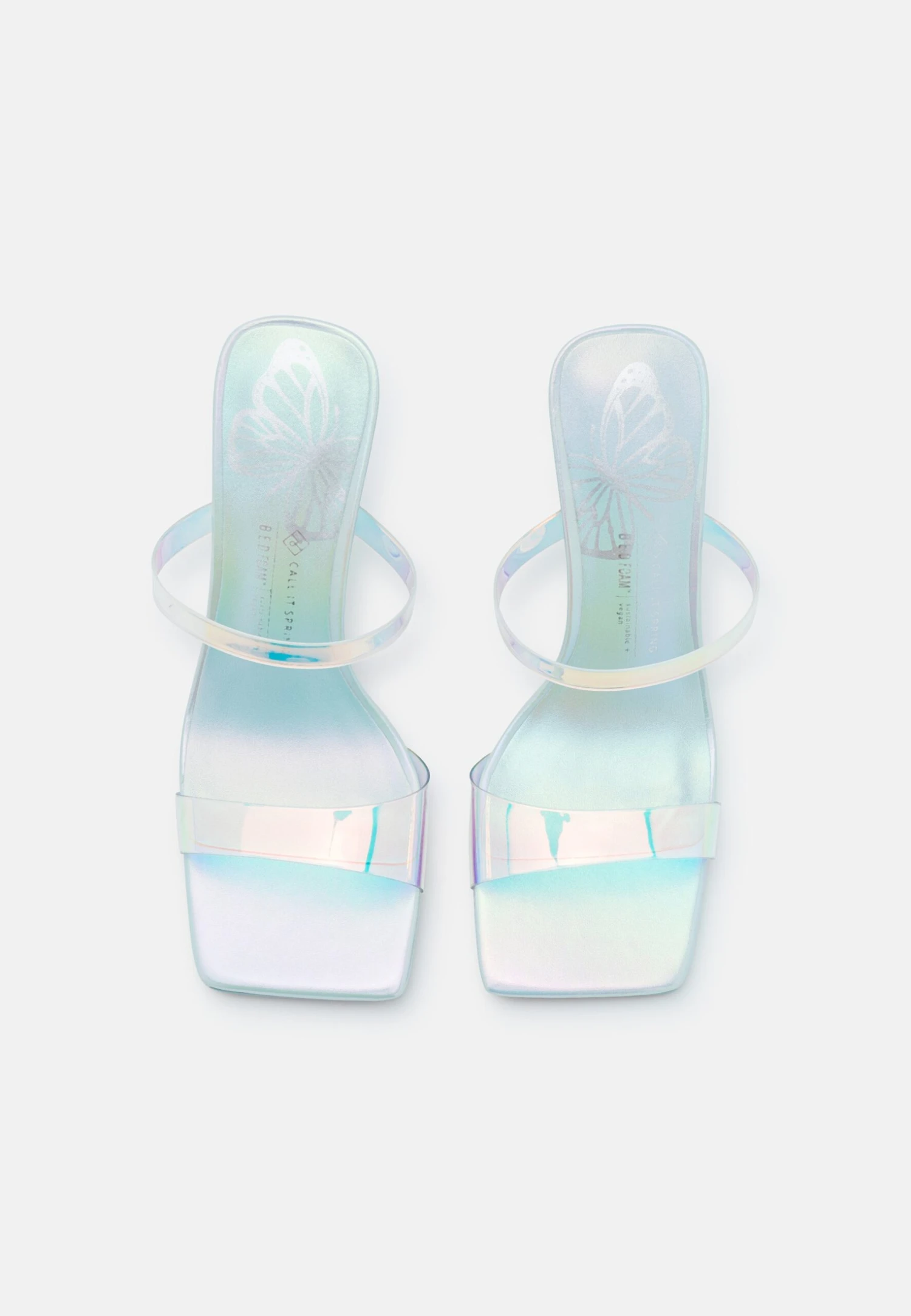 Call It Spring Vegan Papillon - Muiltjes Met Hak - Light Blue 6 Call It Spring Vegan Papillon - Muiltjes Met Hak - Light Blue - Afbeelding 6